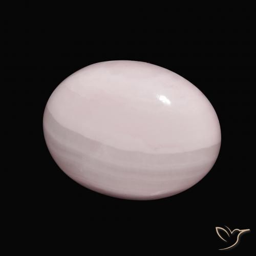 Aragonito Rosado claro natural de 11.39 ct, Ovalada, Opaco