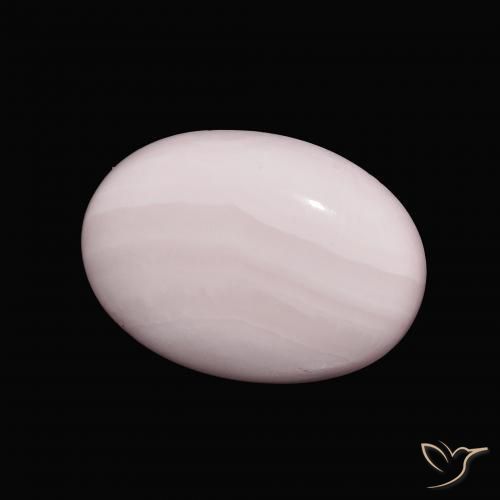Aragonito Rosado claro natural de 10.16 ct, Ovalada, Opaco