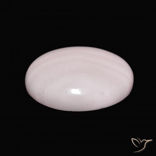 Aragonito Rosado claro natural de 10.16 ct, Ovalada, Opaco