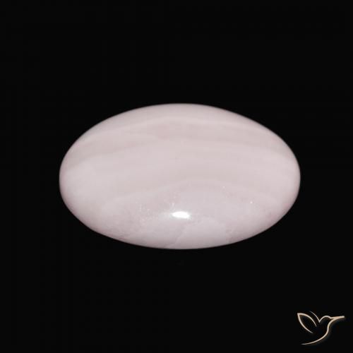 Aragonito Rosa rosado natural de 9.93 ct, Ovalada, Opaco