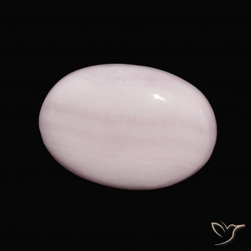 Aragonito Rosado claro natural de 11.97 ct, Ovalada, Opaco