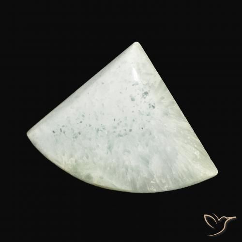 Aragonito Blanco grisáceo claro natural de 42.33 ct, Trillón, Opaco