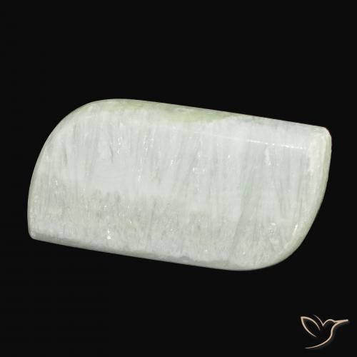 Aragonito Verde pálido natural de 46.51 ct, Elegante, Opaco