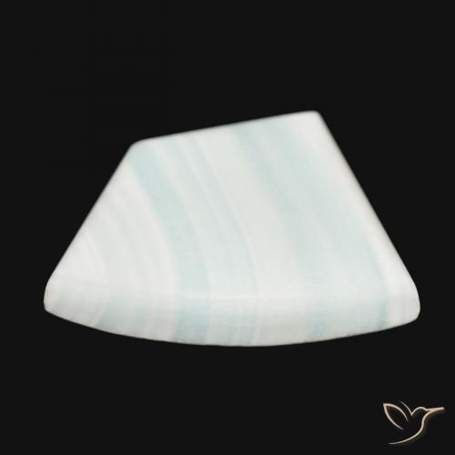 Aragonito Blanco verdoso natural de 34.21 ct, Elegante, Opaco