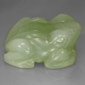 Aventurina verde natural de 387,33 ct, transparente, transparente / translúcido