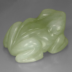 Aventurina verde natural de 387,33 ct, transparente, transparente / translúcido