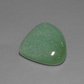 Aventurina verde natural de 21,21 ct, en forma de pera, opaco