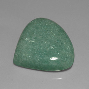 Aventurina verde natural de 36,47 ct, en forma de pera, opaco