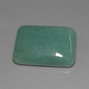 Venturina Verde natural de 30.87 ct, Corte Baguette, Opaco