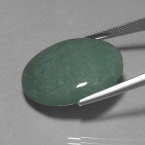 Aventurina verde natural de 40,01 ct, corte óvalo, opaco