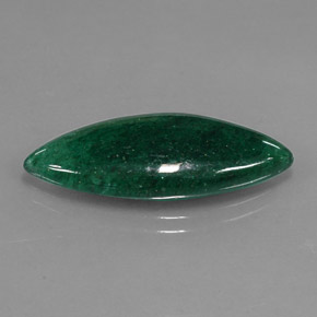 Aventurina verde natural de 9,56 ct, marquesa, translúcido
