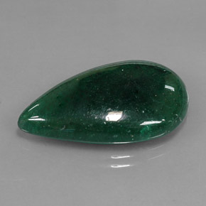 Aventurina verde natural de 18,06 ct, en forma de pera, translúcido