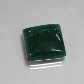 Aventurina verde natural de 17,44 ct, cuadrado, translúcido