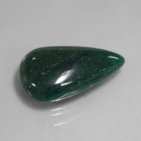 Aventurina verde natural de 19,04 ct, en forma de pera, translúcido