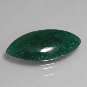 Aventurina verde natural de 11,17 ct, marquesa, opaco