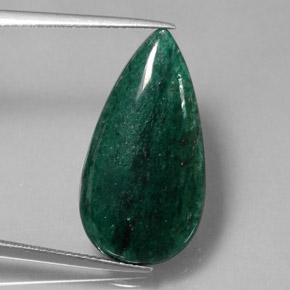 Venturina Verde natural de 10.74 ct, Transparente, Transparente / Translúcido
