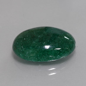 Aventurina verde natural de 10,36 ct, corte óvalo, translúcido
