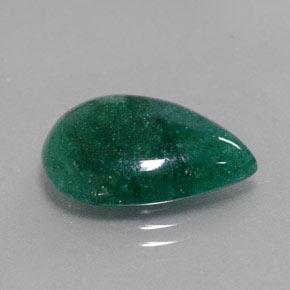 Aventurina verde natural de 7,95 ct, en forma de pera, translúcido