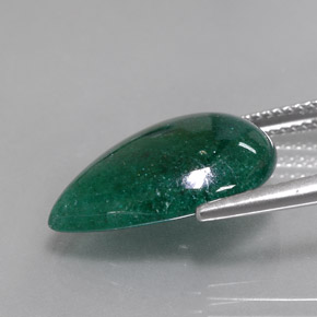 Aventurina verde natural de 7,95 ct, en forma de pera, translúcido