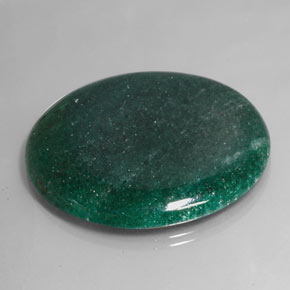 Aventurina verde natural de 93,74 ct, corte redondo, translúcido
