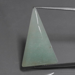 Aventurina verde natural de 16,05 ct, trillón, translúcido