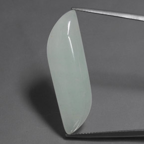 Venturina Verde claro natural de 18.27 ct, Forma elegante, Translúcido