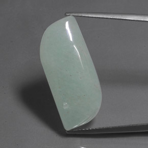 Aventurina verde natural de 13,75 ct, forma elegante, translúcido
