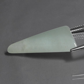 Venturina Verde claro natural de 20.84 ct, Trillón, Translúcido