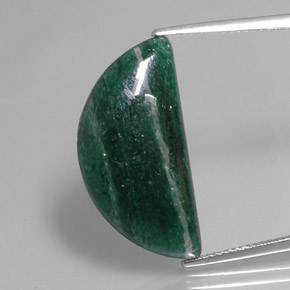 Venturina Verde natural de 12.99 ct, Forma elegante, Translúcido