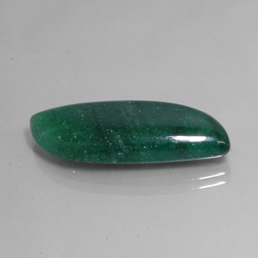 Aventurina verde natural de 18,67 ct, forma elegante, translúcido
