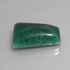 Aventurina verde natural de 14,62 ct, forma elegante, translúcido