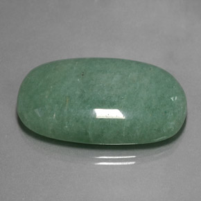 Venturina Verde natural de 85.64 ct, Corte Óvalo, Opaco