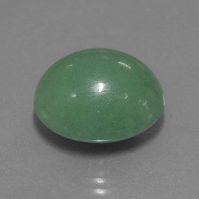 Aventurina verde natural de 17,82 ct, corte óvalo, translúcido