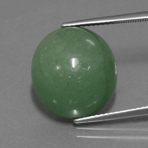 Aventurina verde natural de 16,51 ct, corte óvalo, translúcido