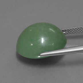Aventurina verde natural de 16,51 ct, corte óvalo, translúcido