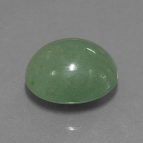 Venturina Verde natural de 16.76 ct, Corte Óvalo, Translúcido