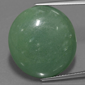 Aventurina verde natural de 25,47 ct, corte óvalo, translúcido