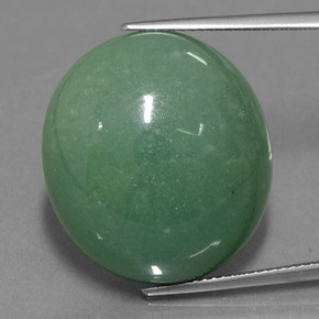 Aventurina verde natural de 40,33 ct, corte óvalo, translúcido