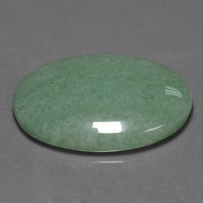 Venturina Verde natural de 88.68 ct, Corte Óvalo, Opaco