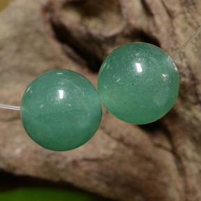 Gemas de Venturina Verde natural de 7.23 ct, Esfera / Bola, Translúcido