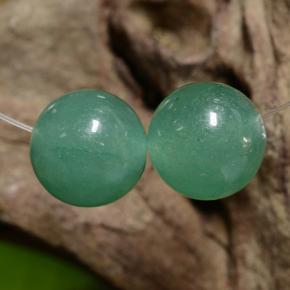 Gemas de Venturina Verde natural de 7.23 ct, Esfera / Bola, Translúcido