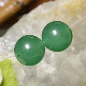 Gemas de Venturina Verde natural de 22.65 ct, Esfera / Bola, Translúcido