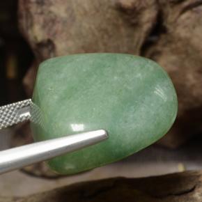Aventurina verde natural de 40,34 ct, forma elegante, translúcido