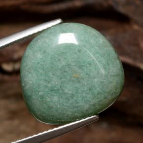 Aventurina verde natural de 19,06 ct, forma elegante, translúcido