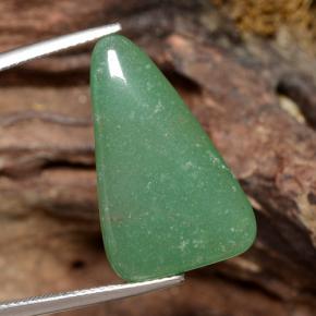 Aventurina verde natural de 13,43 ct, trillón, translúcido