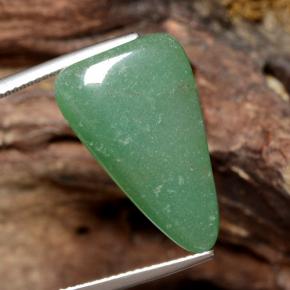 Aventurina verde natural de 13,43 ct, trillón, translúcido
