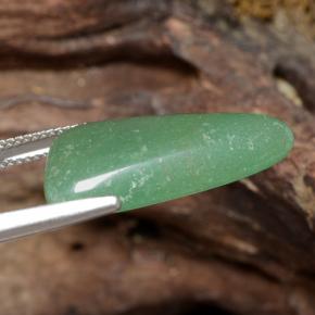 Aventurina verde natural de 13,43 ct, trillón, translúcido