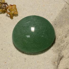 Aventurina verde natural de 50,34 ct, corte redondo, translúcido