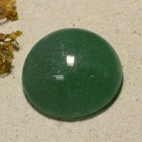 Aventurina verde natural de 50,32 ct, corte redondo, translúcido