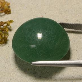 Aventurina verde natural de 50,32 ct, corte redondo, translúcido